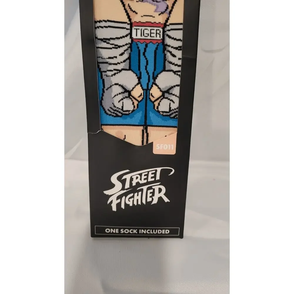 Street Fighter Sagat Crossover Sox Collectible Single Sock One Size Capcom New